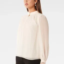 Forever New Cassidy Lace Cuff Blouse image 3