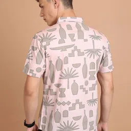 HIGHLANDER Men Slim Fit Printed Casual Shirt image 4