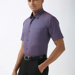 Peter England Purple Regular fit Other Shirts image 3
