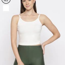 La Intimo Cream Forever Beauty Camisole (Pack of 2)-picture-0
