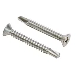 Rpi Shop 8 x 13 (D 4.2mm) Nickel Plated Self Drilling Screw CSK Phillips Bugle Head Pack of 900 Pcs image 2