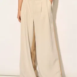 ONLY Women Straight Fit High-Rise Pleated Trousers-picture-39