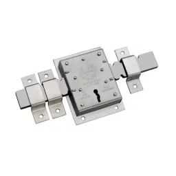Harrison Creta 10T 140x80x20 mm Stainless Steel 3 Keys Godown Lock, LD-91-picture-46