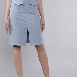 Tokyo Talkies A-Line Knee Length Skirts-picture-16