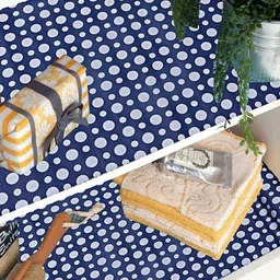 Mopak Decor Blue Set of 1 Regular Shelf Liner Organisers image 3