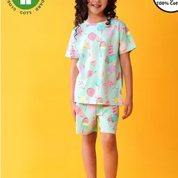 YK Girls Printed Night suit-image-77