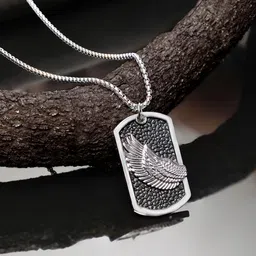 The Roadster Lifestyle Co. Rhodium Plated Stainless Steel Tarnish-Free Pendant Chain-picture-22