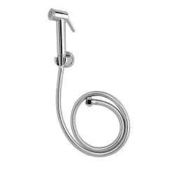 ALTURAS ABS Lyric Health Faucet with 1.5 m Stainless Steel Chrome Finish Hose Pipe with Wall Hook-image-96