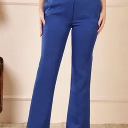 Ranng Women Mid-Rise Flat-Front Relaxed Tapered Trouser-picture-16