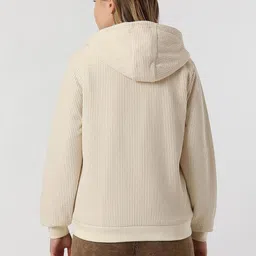 Pepe Jeans Self Design Hooded Long Sleeves Tailored Jacket image 3