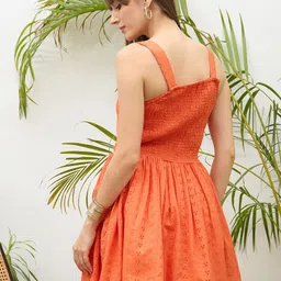 SASSAFRAS Fit & Flare Dress image 5