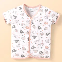 OHMS Single Jersey Knit Half Sleeves Jhablas with Animal Print & Stripes Pack of 5 - Multicolor image 2