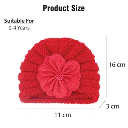 SYGA Wool Knitted Cap - Red image 3