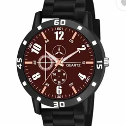 Miss Perfect Men Dial & Stainless Steel Bracelet Style Straps Analogue Watch 518 image 4