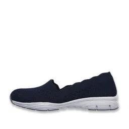 Skechers Women's SEAGER Navy Slip-On Shoes image 3