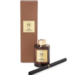 Pure Home and Living Brown Glass Rose & Summer Berry Scented Diffuser (120ml) image 3