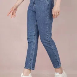 Crimsoune Club Blue Cotton Mid Rise Jeans image 3