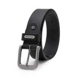 Red Tape Black Leather Casual Belt image 3