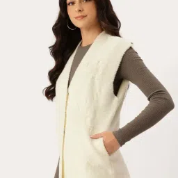 Apsley Off White Regular Fit Embellished Cardigan image 3