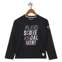 Monte Carlo Kids Black Printed Full Sleeves T-Shirt-picture-33