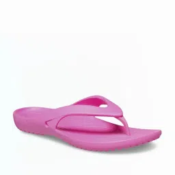 Crocs Women's Kadee Pink Flip Flops image 3