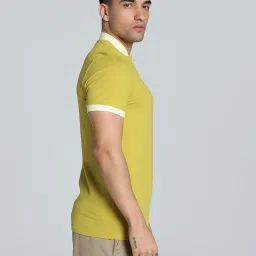Puma Yellow Cotton Slim Fit T-Shirt image 3