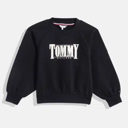 Tommy Hilfiger Girls Brand Logo Embroidery Sweatshirt-picture-11