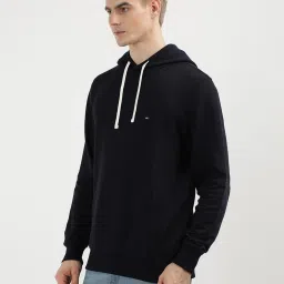 Tommy Hilfiger Desert Sky Cotton Regular Fit Solid Hooded Sweatshirt image 3