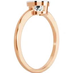 Sparkles 14k (585) Rose Gold Lab Grown Diamond Rings image 2