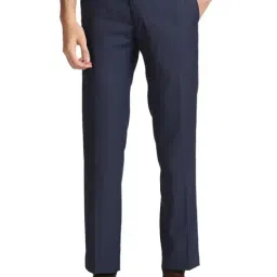 Tommy Hilfiger Blue Straight Fit Trousers-picture-35