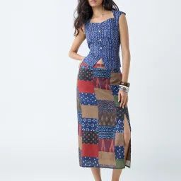 Bombay Paisley by Westside Indigo Printed Cotton Top image 3