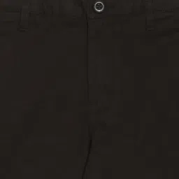 Allen Solly Boys Black Cotton Solid Shorts image 3