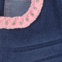 Cutecumber Girls Blue Embellished Jeans image 3