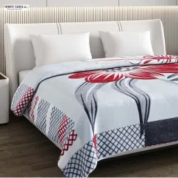 Monte Carlo Multicolor Polyester 550 GSM Winter Blanket image 3