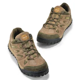 Woodland Men Textured Nubuck Sneakers-image-61