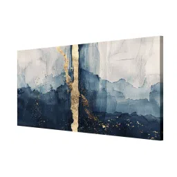 999Store Grey Canvas Bold Abstract Painting image 3