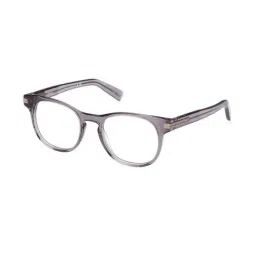 Ermenegildo Zegna EZ5268 51 020 Grey Oval Eye Frames for Men-picture-46