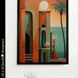 SOWPEACE Green & Black 1 Piece Canvas Other Wall Photographs-picture-10