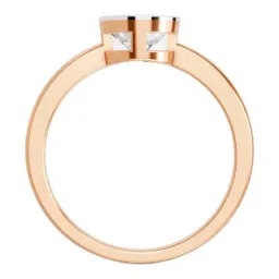 Sparkles 14k (585) Rose Gold Lab Grown Diamond Rings image 3