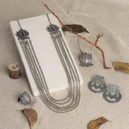 Teejh Kosala Oxidised Silver Jewellery Gift Set-picture-28