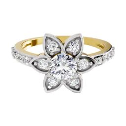 Sparkles 14k (585) Yellow Gold Lab Grown Diamond Rings-picture-9