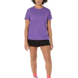 Asics Purple Regular Fit Sports T-Shirt image 4