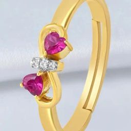 Zavya Infinity Gold Plated 925 Sterling Silver Ring-picture-41