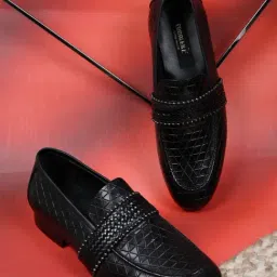 Cobblerz Men's Black Casual Loafers-picture-43