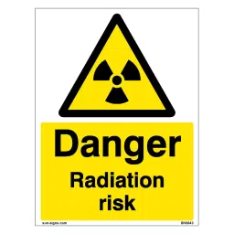 SUNSIGNS Danger Radiation Risk Signages Size 150x100 mm HP Print + Vinyl + Sun Board, SN0043-picture-40