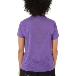 Asics Purple Regular Fit Sports T-Shirt image 2