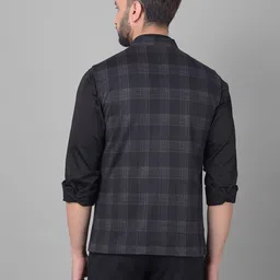 crimsoune club Checkered Men Waistcoat image 2