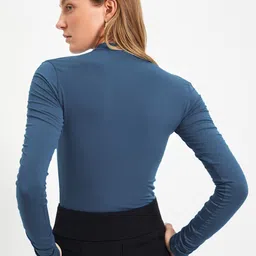 Trendyol Slim Fit Ruched Bodysuit image 5