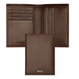 hugo boss accessories Hugo Boss Classic Smooth Brown Folding Card Holder image 5