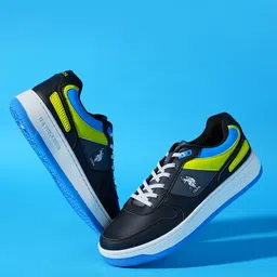 U.S. Polo Assn. Men Colourblocked Sneakers-picture-2